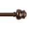 Kenney Mfg Kenney Glendale 5/8" Standard Decorative Window Curtain Rod, 28-48", Cocoa KN71621V1 - alternate 1
